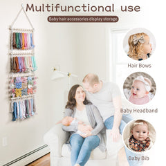 POVETIRE three-row headbands with 60 hooks for quick selection