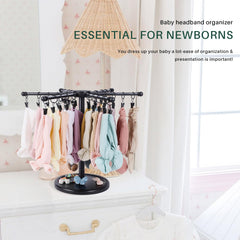 POVETIRE baby accessories storage stores bibs, hats, and small items together.