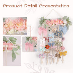 POVETIRE baby headband storage keeps clips ready for daily outfits