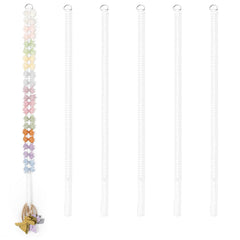 POVETIRE bow holder top view displaying organized bows for quick access
