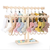 POVETIRE headband holder stand neatly displays baby bows for quick selection