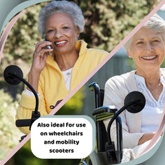 Pramglam Original Stroller Mirror baby-face visibility supports reassuring interactions