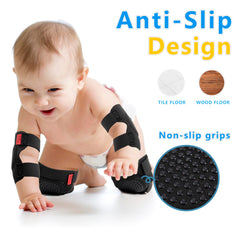 Prapiroon adjustable knee pads with Velcro fit ages 6-24 months.