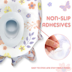 Preboun 65x62cm extra-large unfolded cover fits toilet seats