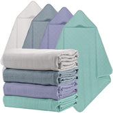 Preboun hooded towel pack in four colors offers cozy newborn drying option