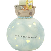 Precious Moments 201441 ark with animals nightlight delivers a gentle nursery glow.