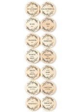 Prezzeluna IVF Milestone Cards set documents IVF milestones and memories with elegance.