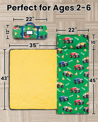 Primlect nap mat reinforced zipper ensures smooth, snag-free access