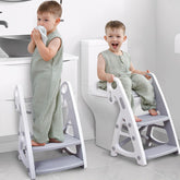 Primlect 2-in-1 potty seat grey with secure stability for toddlers.