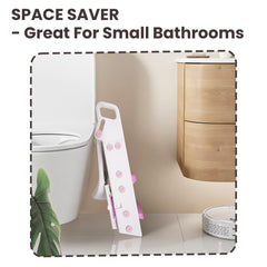 PRIMLECT potty seat with ladder in use shows secure climbing for toddlers