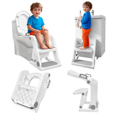 Primlect potty seat stability demonstrates secure toddler seating during training.