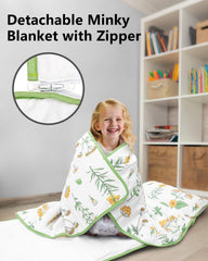 PRIMLECT nap mat with detachable blanket zipper for versatile use at home or travel.