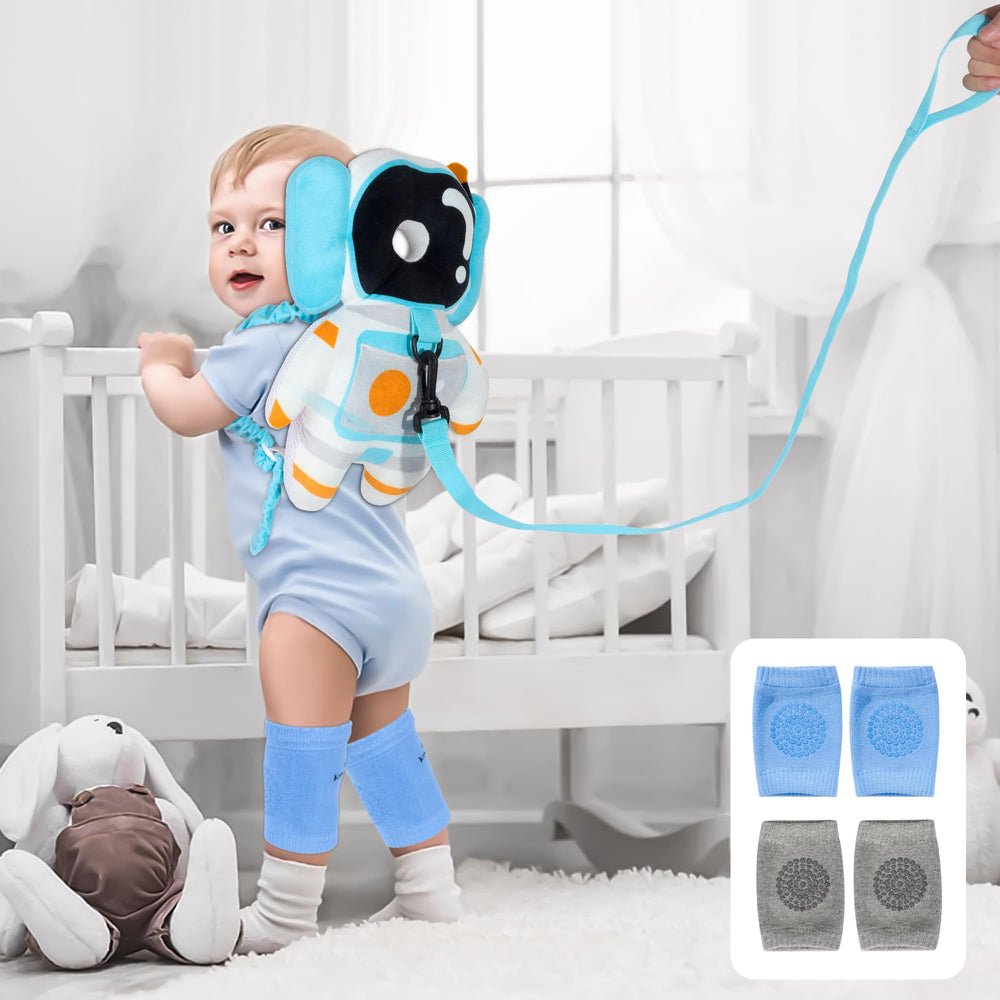 Primo Lines astronaut protection backpack front view for safe toddler walking