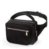printe small diaper bag with changing pad, front view for quick diaper changes