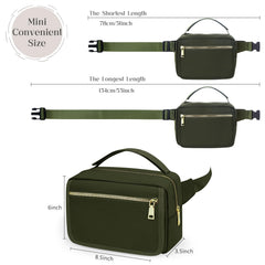 printe small diaper bag olive green detachable changing pad enables on-the-go changes