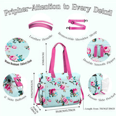 Pripher Diaper Bag Backpack waterproof nylon construction protects contents on busy days.