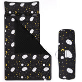 PRISTIVIO roll-up nap mat with pillow and blanket for cozy daycare rests