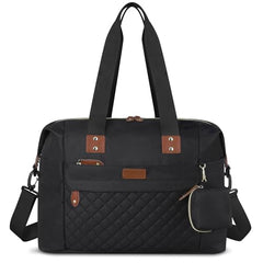 Pritent diaper bag tote pacifier case shows a dedicated pacifier storage for quick access.