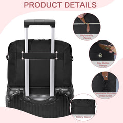 Pritent Diaper Bag Tote with adjustable strap supports hands-free carrying.