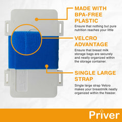 Priver Freeze Flat compatible bags ensure versatile use across common storage options.
