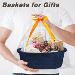 Pro Goleem basket close-up reveals sturdy cotton rope weave for durable use