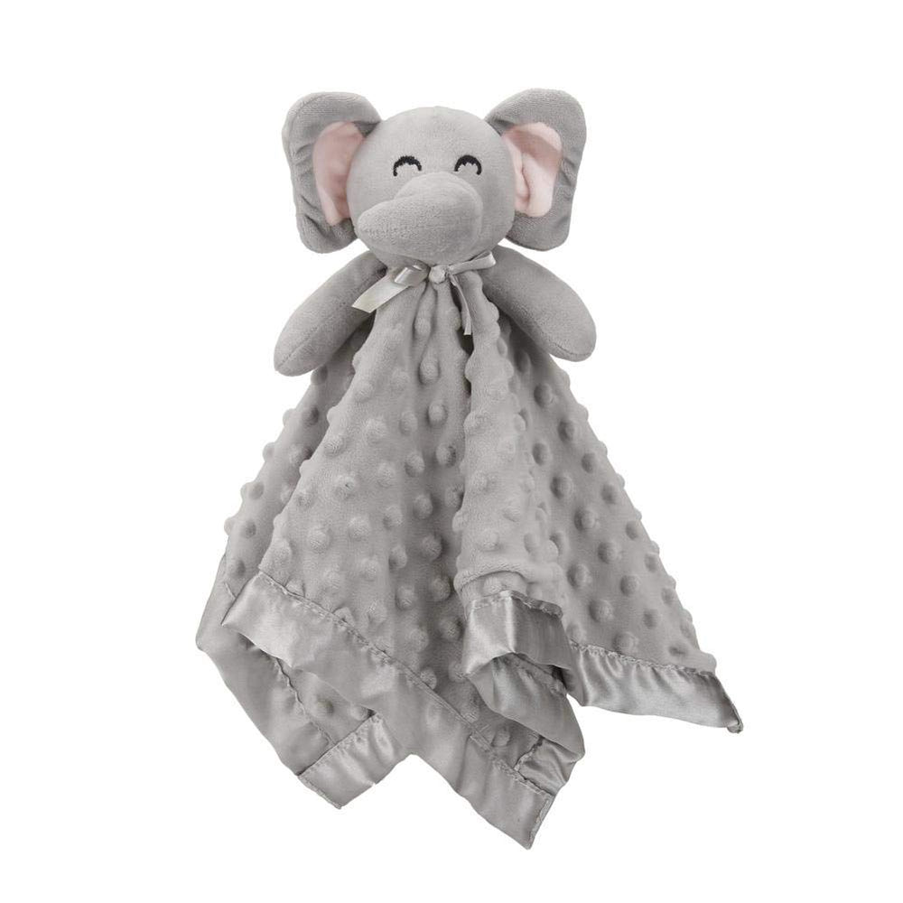 Pro Goleem Elephant Security Blanket head close-up showing comforting newborn companion