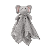 Pro Goleem Elephant Security Blanket head close-up showing comforting newborn companion