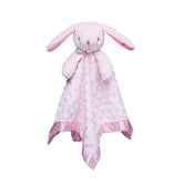 Pro Goleem Loveys bunny head pink for cozy baby security and gentle comfort.