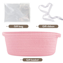Pro Goleem rope basket toy storage demonstrates open design for easy toy access