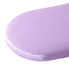 Pro Goleem satin bassinet sheet overview demonstrates secure elastic edge for snug fit