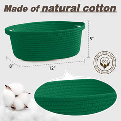 Pro Goleem small woven basket on a bedside table for organized essentials.