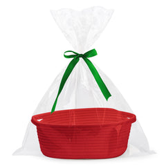 Pro Goleem small woven basket with gift bags ready for celebration.