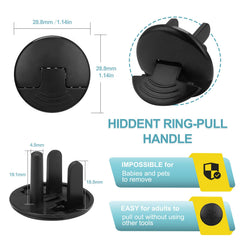 PROBEBI baby-proofing outlets in kitchen ensures safe energy access without frequent removal.