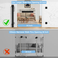PRObebi mesh gate 54 wide 34 high in living area