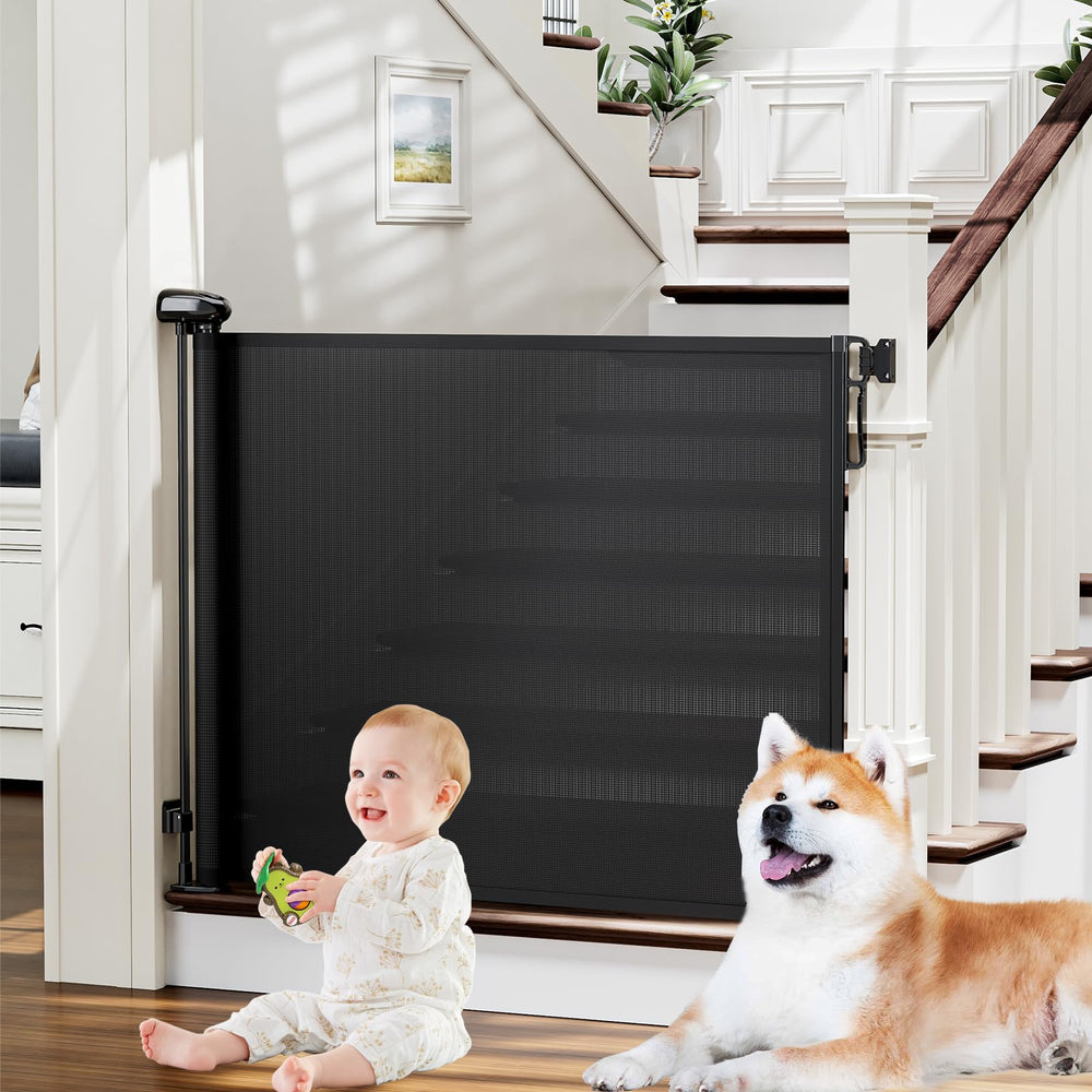Probebi retractable gate panel closed enables compact storage after use.
