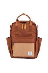 Product of the North Elkin backpack exterior in hazelnut, durable daily use.