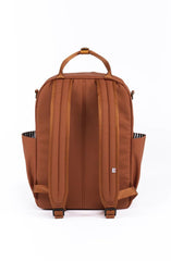 Product of the North Elkin backpack interior pockets organized for bottles and diapers.