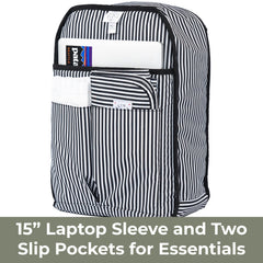 Product of the North Elkin insulated front pocket keeps bottles cool on warm days.