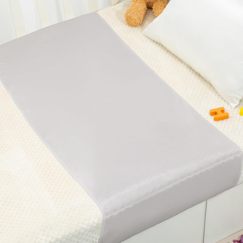 PROMEED Baby Silk Bassinet Sleeve on mattress for breathable infant comfort.