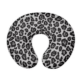 Psesaysky leopard nursing pillow cover close-up zipper for safe changes.