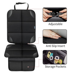 Psumuabrre protector with adjustable straps for a snug fit.