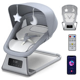 Pudult Baby Swing with cry detection soothing the infant