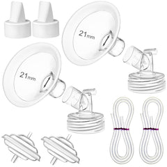PumpMom 21mm flange set for Spectra pumps improves fit and comfort during pumping