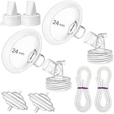 PumpMom 24mm flange set for Spectra S1/S2/9 Plus, easy-to-clean fit