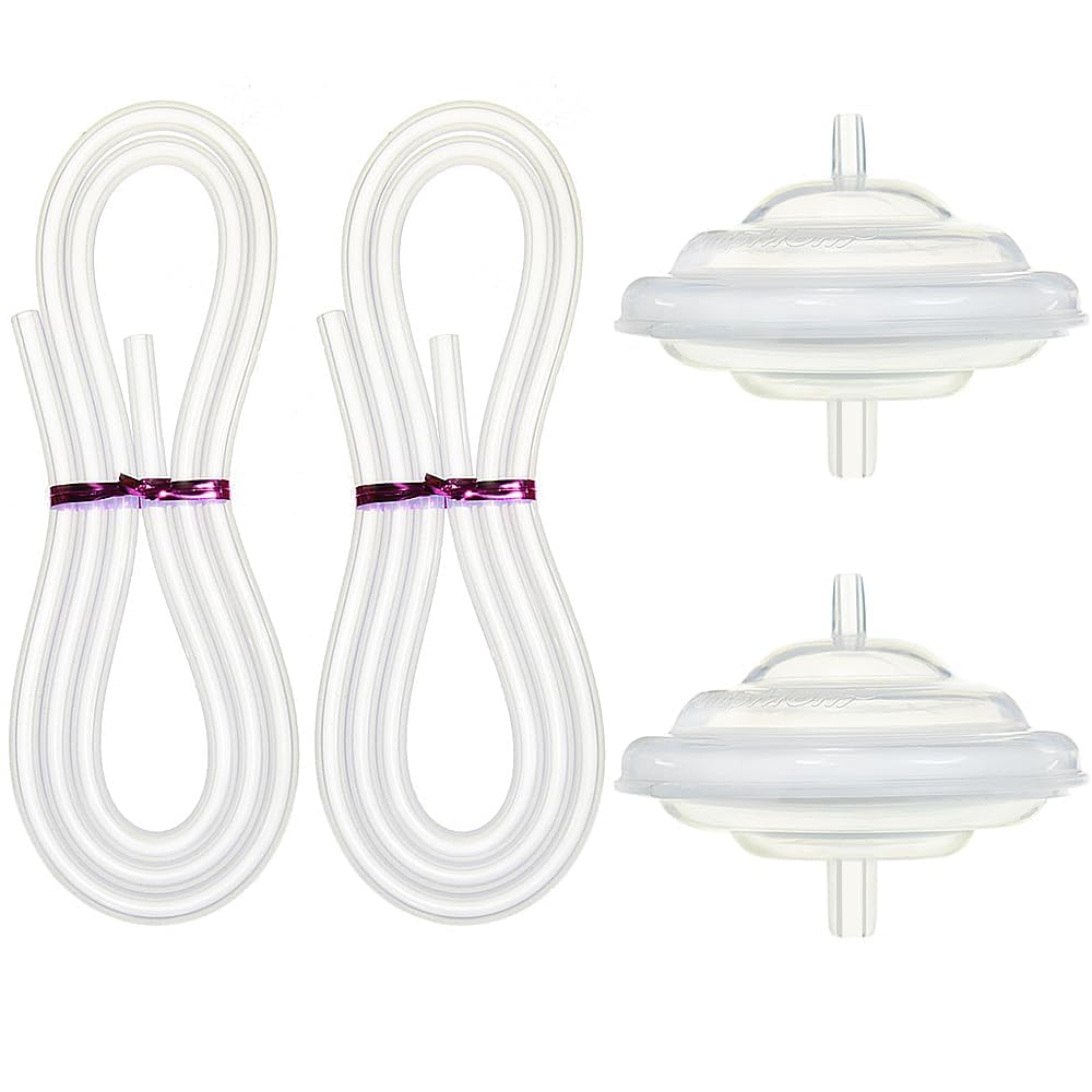 PumpMom-us backflow protector set for Spectra pumps promotes cleaner milk collection.