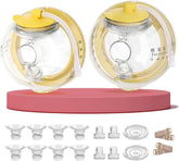 PUMPMOM-US hands-free cups with 27mm flange for discreet pumping.