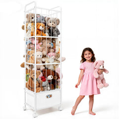 Puppiluv stuffed animal storage frame neat and reachable for kids