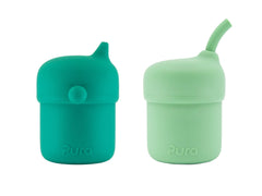 Pura my-my Sippy Cup mint shows plastic-free safety for toddler sipping.