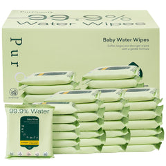 PurComfy baby wipes unscented travel-pack outer-pack for quick on-the-go cleanups