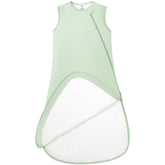 PurComfy extra-long sleep sack with winter coverage keeps growing toddlers warm at night